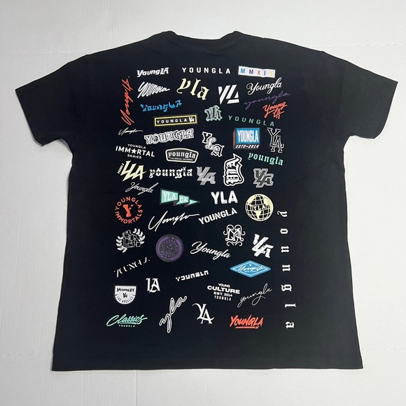 RARE YOUNGLA LIMITED EDITION BLACK SHIRT #482 extra-small XS HALL OF FAME - Picture 5 of 11